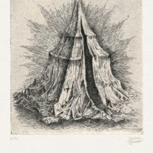 "Secret", eau-forte de Jérémie Solomon, 2016