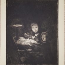 besnard_deux_enfants_sous_la_lampe