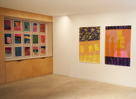 marine_lefebvre_accrochage_acryliques et monotypes